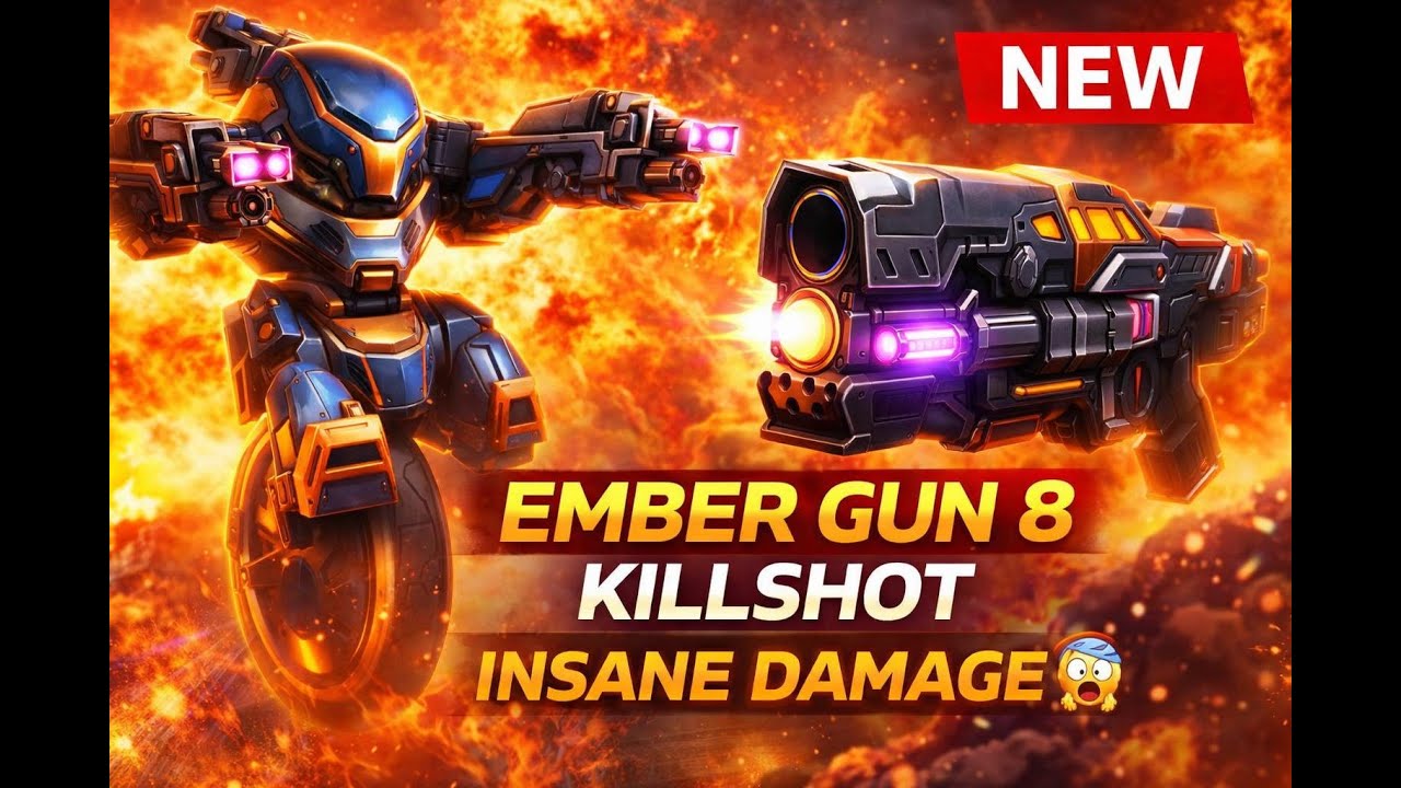 EMBER GUN 8 is BROKEN 😱 | Killshot INSANE Damage | Mech Arena
