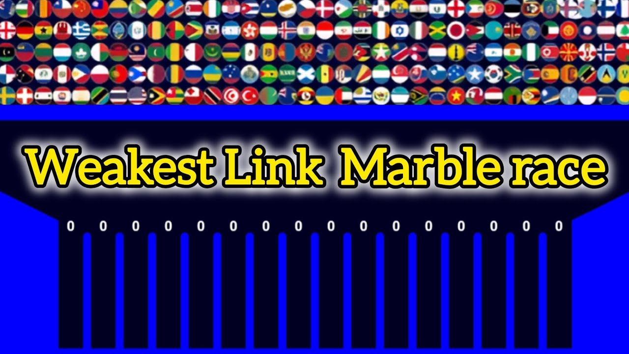 Weakest Link Marble Race - Survival Marble Race | Elimination Race | Marble Knockout | Who Will Win?