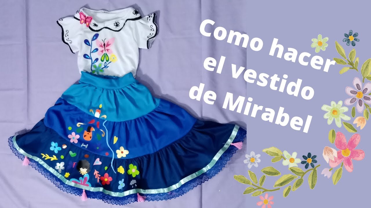 Como hacer el vestido de Mirabel Madrigal (Encanto)
