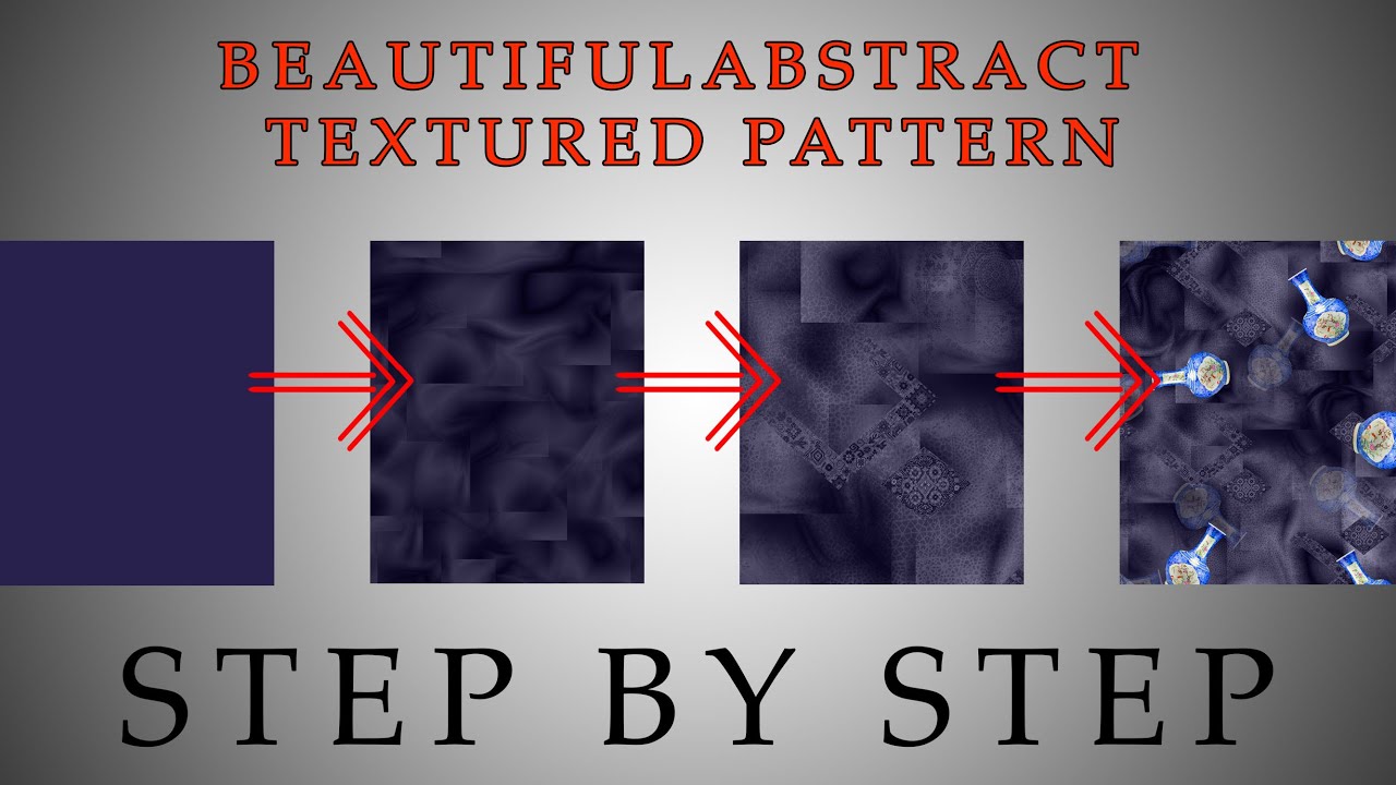 How To Make Textural Design in Photoshop For Textile #Digital_Print Designing - Class-22_ in HINDI