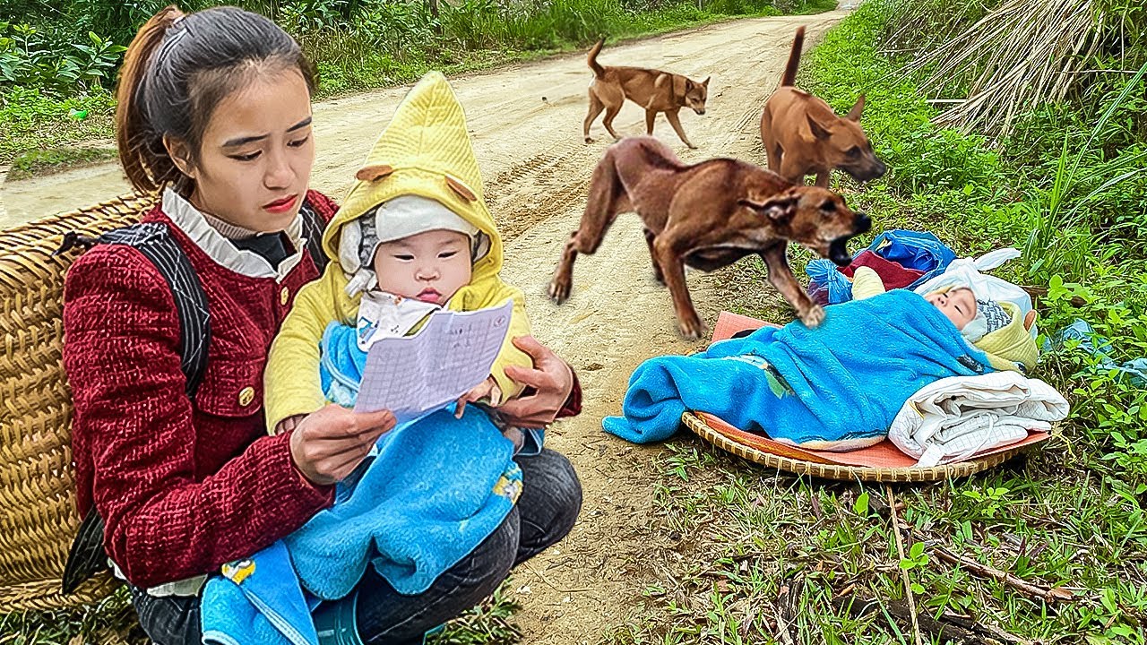 Saving an abandoned 6 month old baby - Cook for your baby - The small flock of ducks froze to death