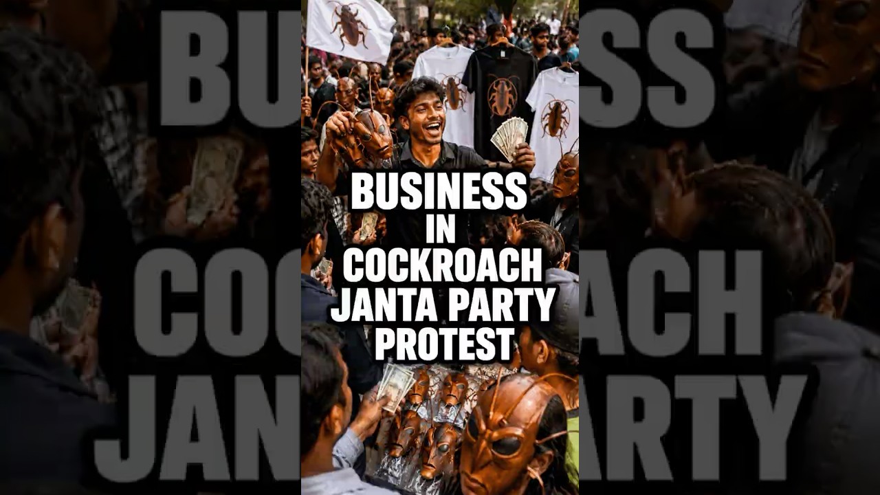 CJP Doing Protest or Business? #protest #comdey #shorts #cjp #cockroachjanataparty