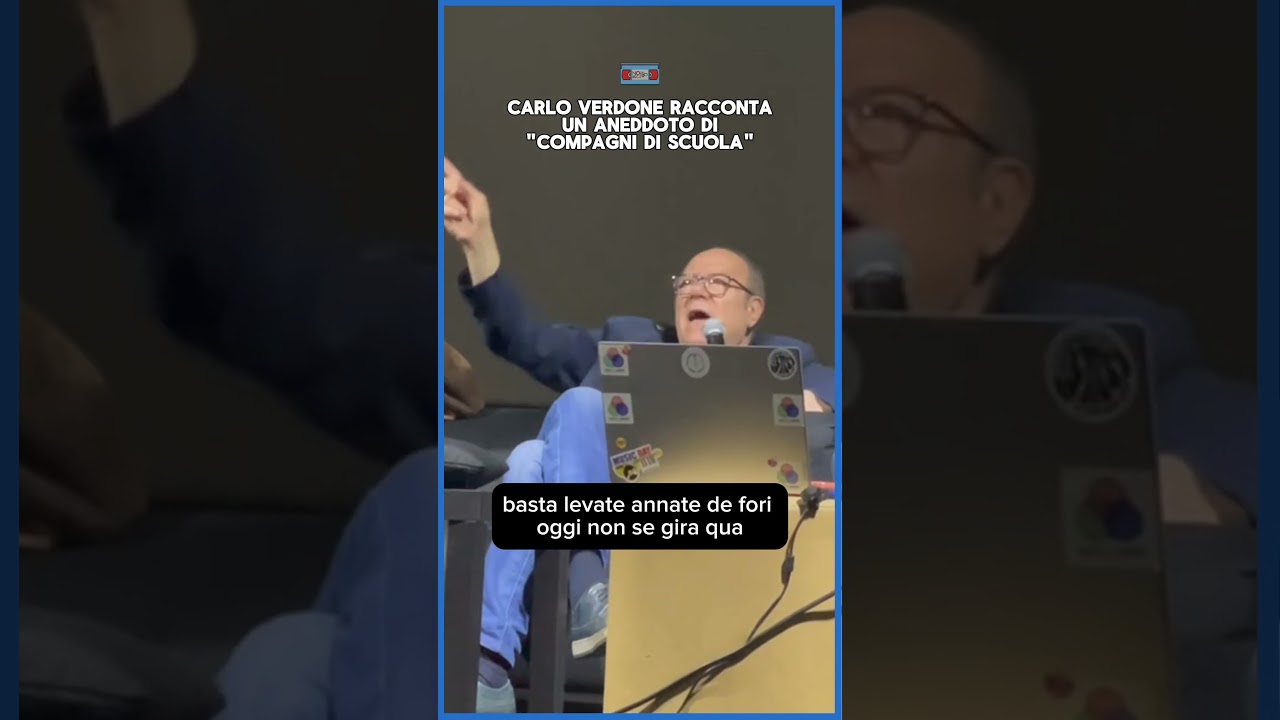 Carlo Verdone racconta un aneddoto di 