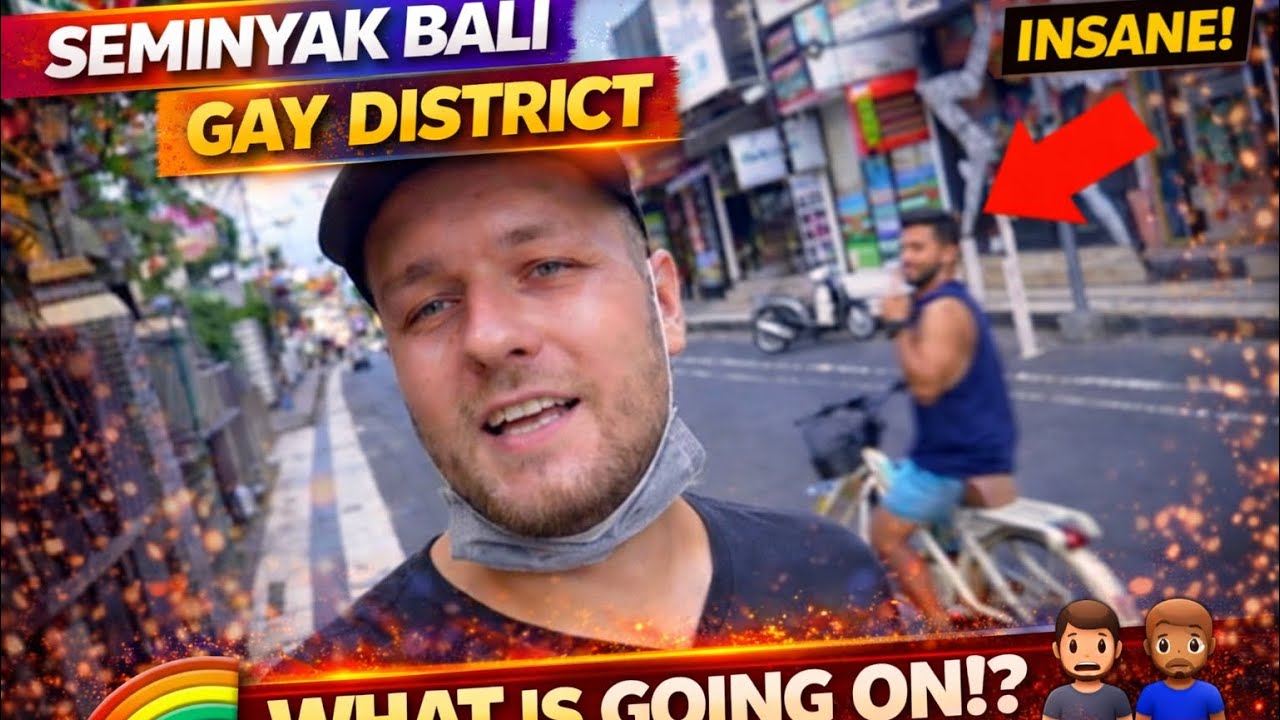 SEMINYAK Bali GAY District 🧔🏻🧔🏽