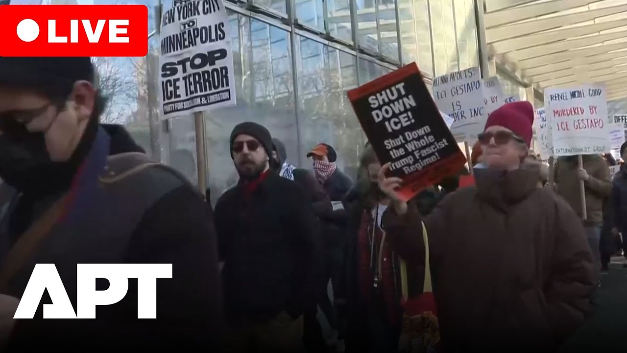 LIVE | New Yorkers Protest Against ICE in Lower Manhattan | APT