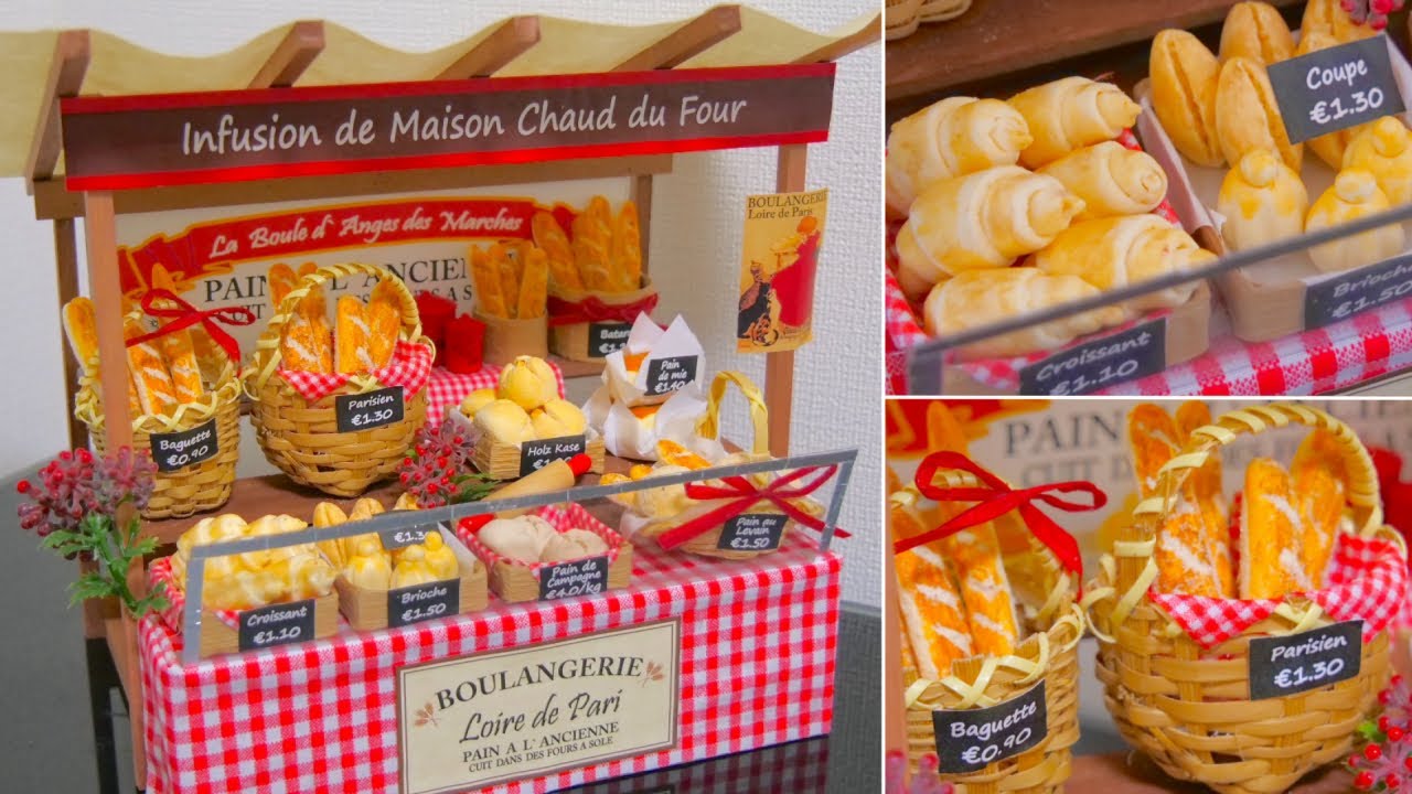 Miniature Dollhouse Kit | Parisian bakery - Billy