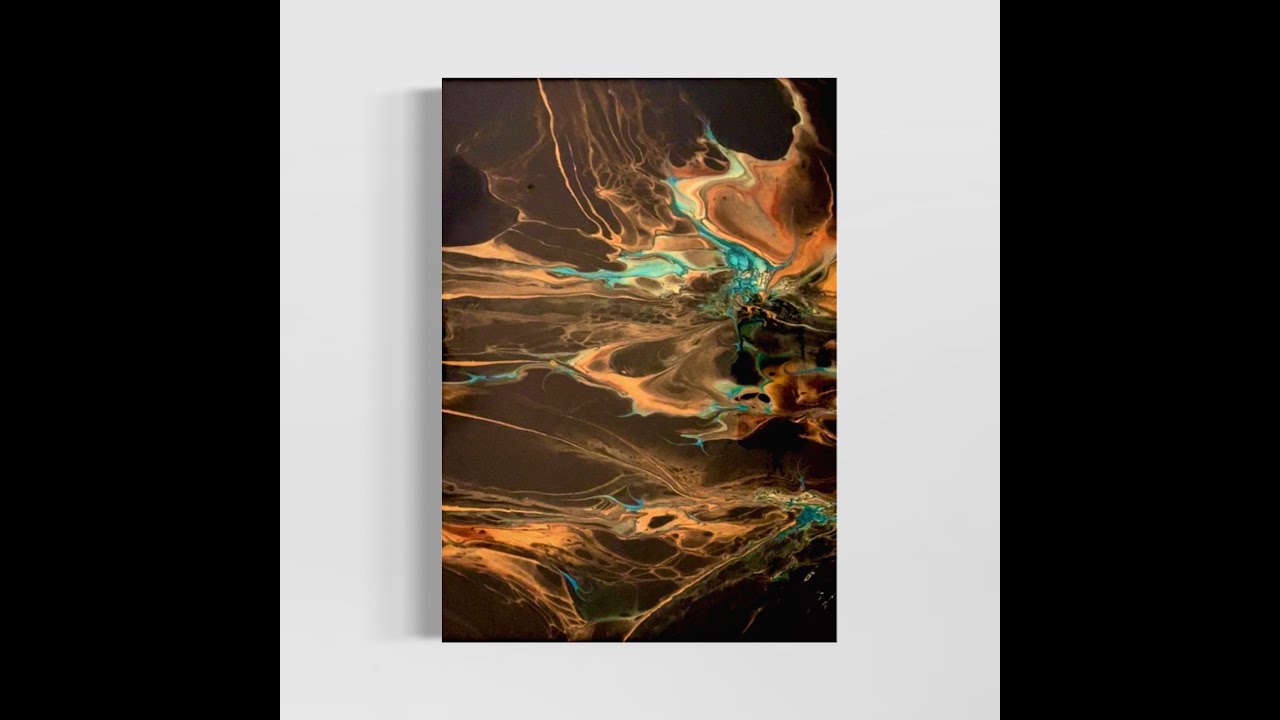 My Blooming Journey Continues.  Acrylic Pour Painting, Flow Art, Fluid Art Technique,