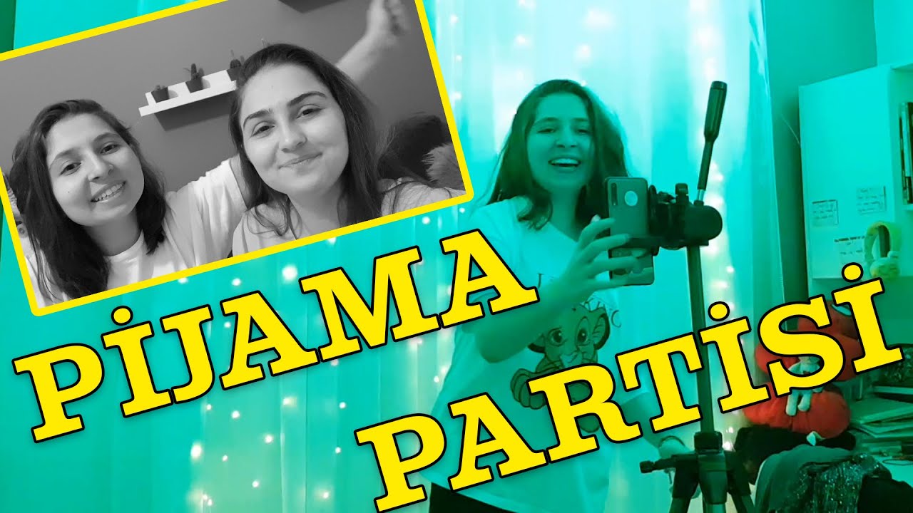 KARANTİNADA PİJAMA PARTİSİ 🥳🥳 TikTok Çektik, Evde Sinema İzledik Zeynep Yorulmaz