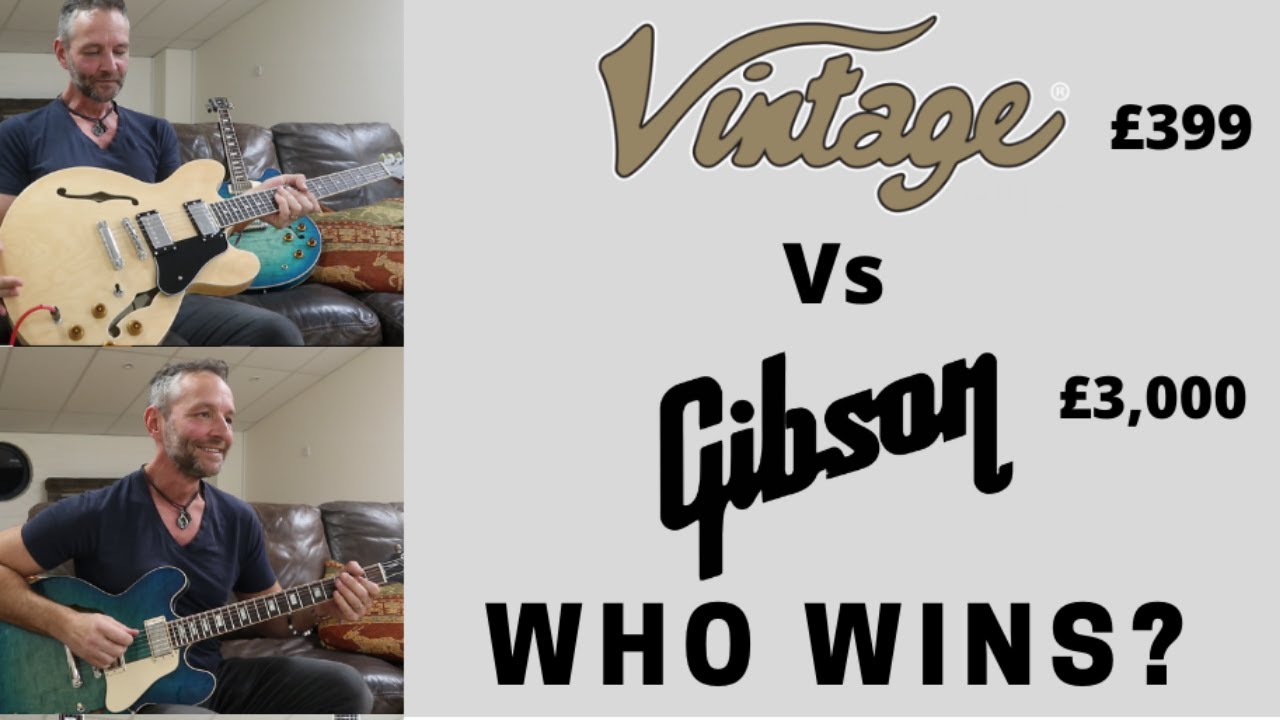 Vintage VSA500 (£400) Vs Gibson Figured Series 335 (£3000)