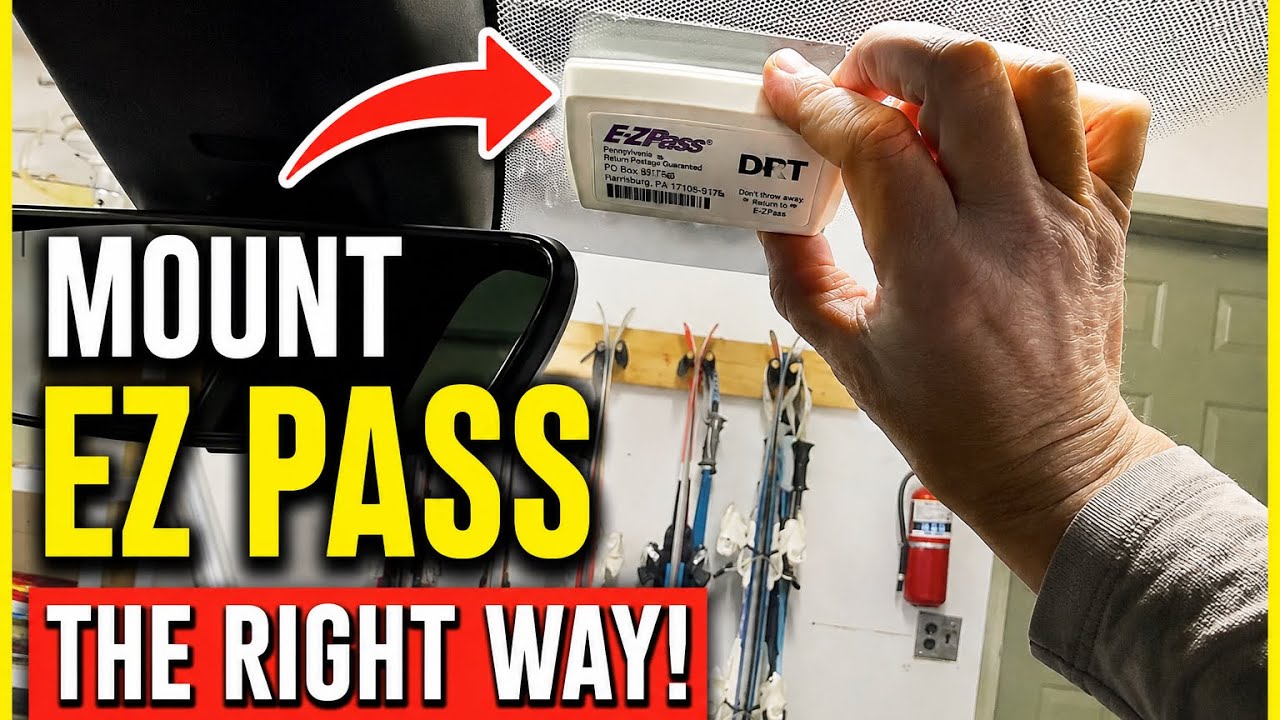 Как установить EZ Pass в автомобиле