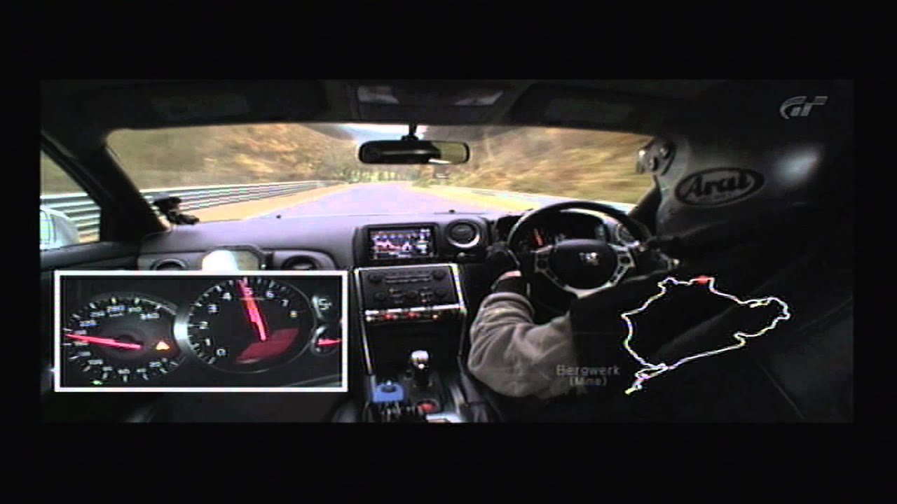 Nissan GTR - Toshio Suzuki Lap Of Nurburgring.mp4