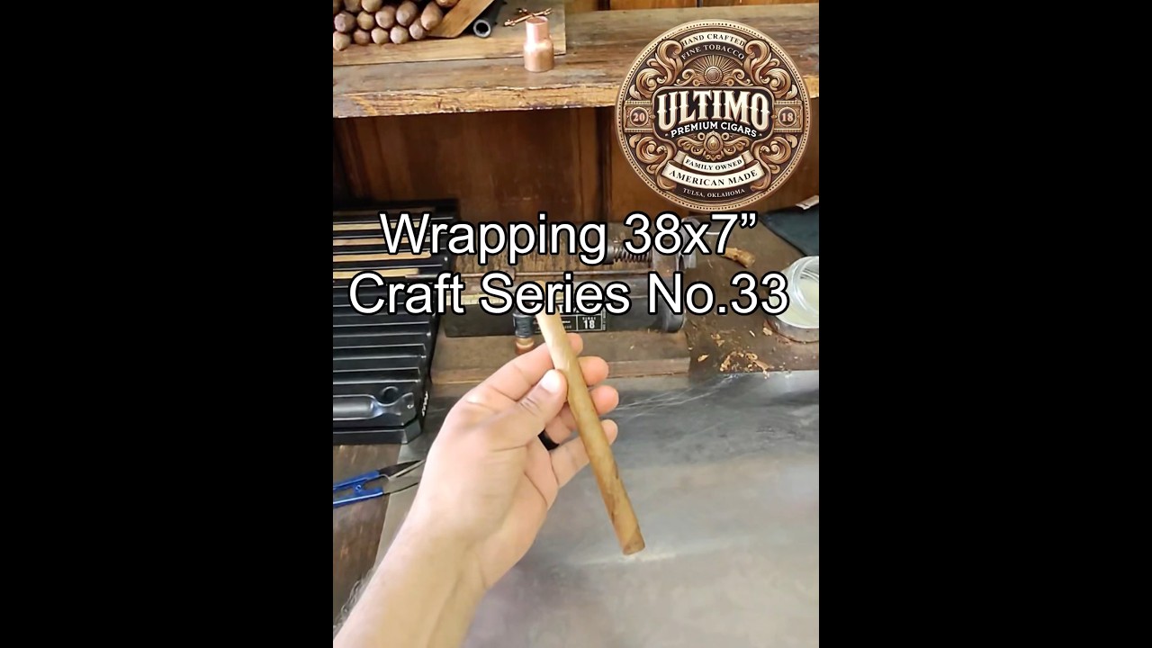 Wrapping Craft Series No.33 with voice over #handmade #cigar #cigars #technique