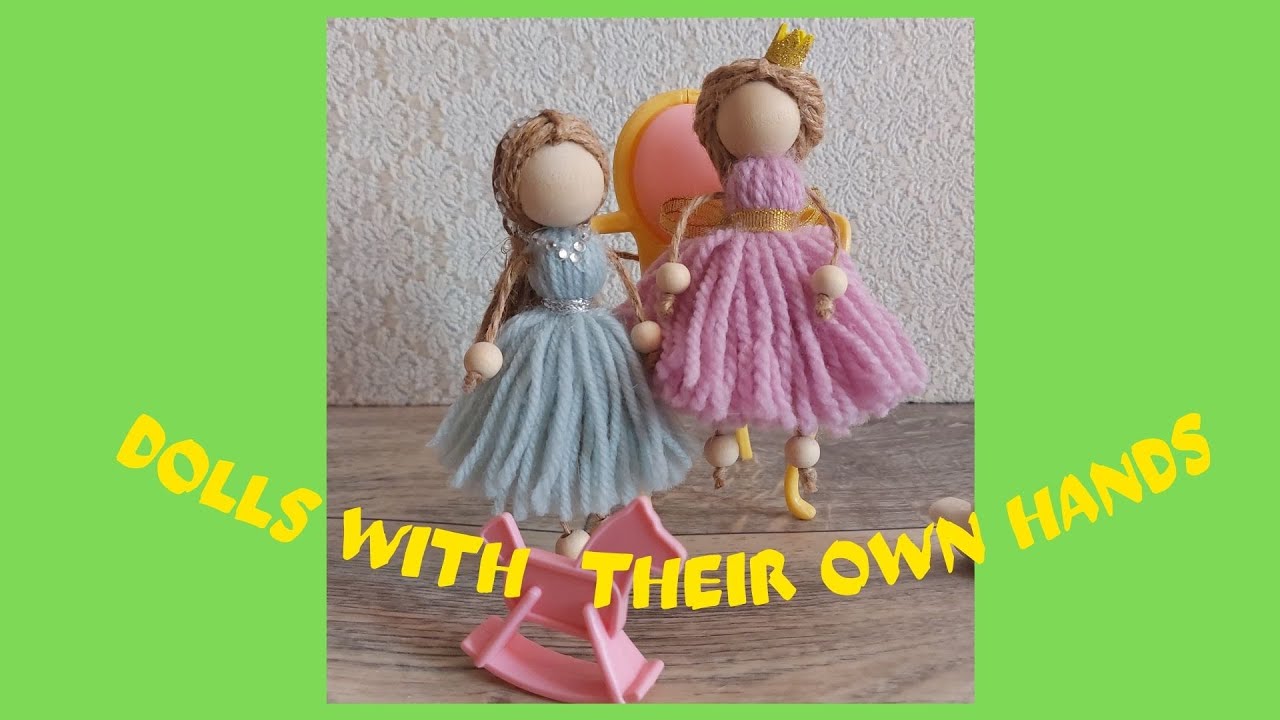 Cute dolls made of thread/dolls with their own hands