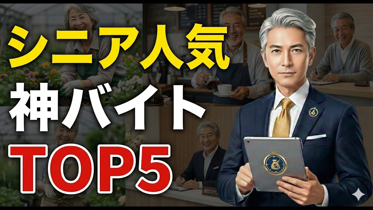 【60代・70代必見】無理なく稼げるシニア人気アルバイトTOP5！大損を回避する「178万円の壁」最新事情も徹底解説