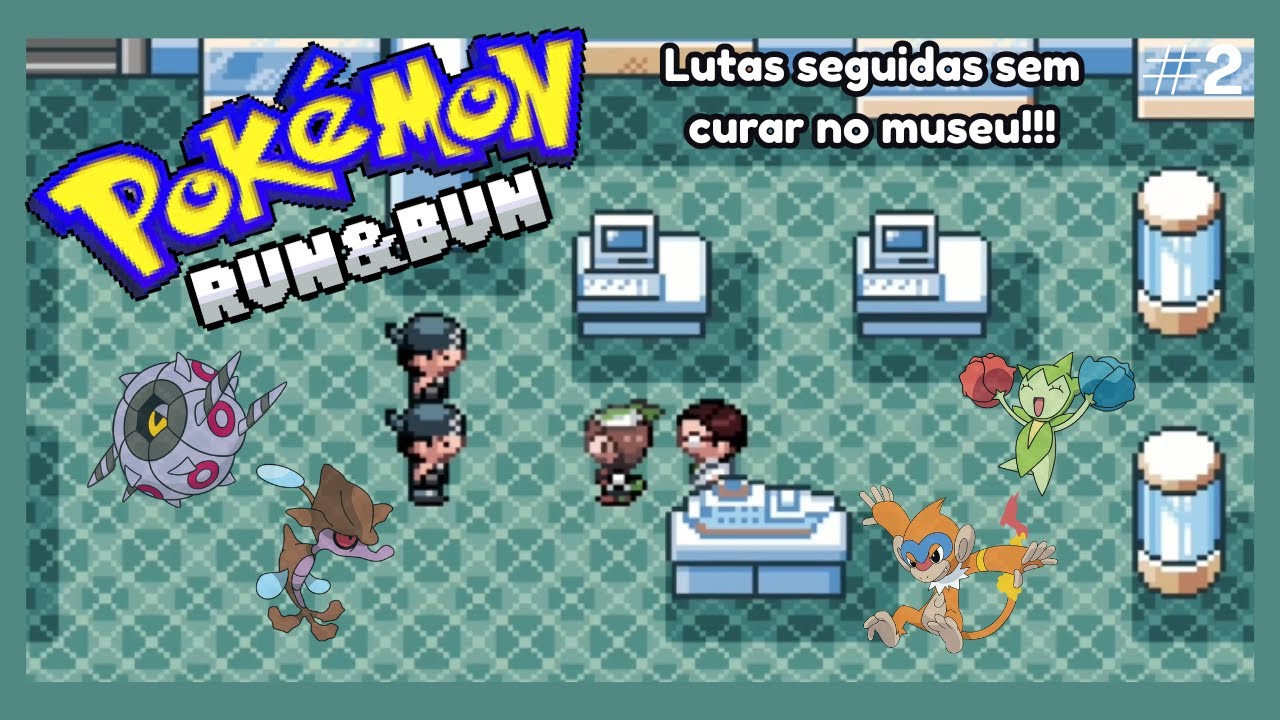 Lutas SEGUIDAS SEM CURAR?! Nem cheguei no primeiro ginásio! - Pokémon Run and Bun - Run 85. Parte 2.