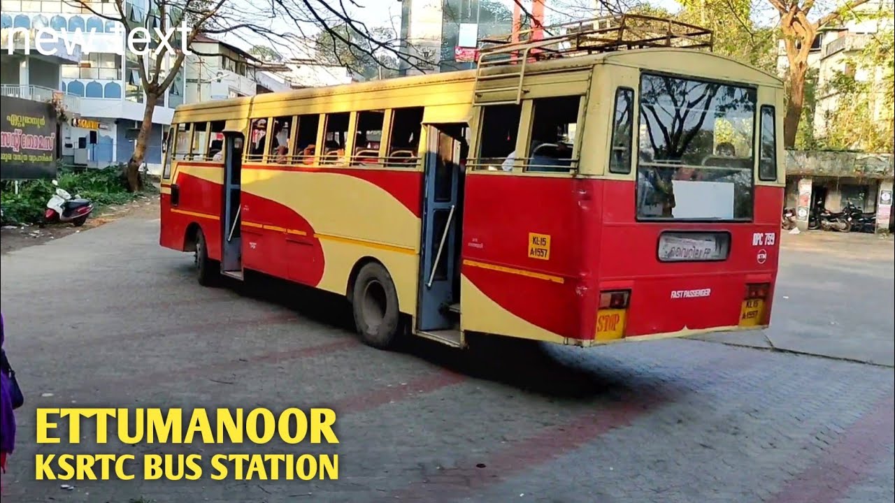 Ettumanoor KSRTC Bus Stand, Kottayam District, Kerala
