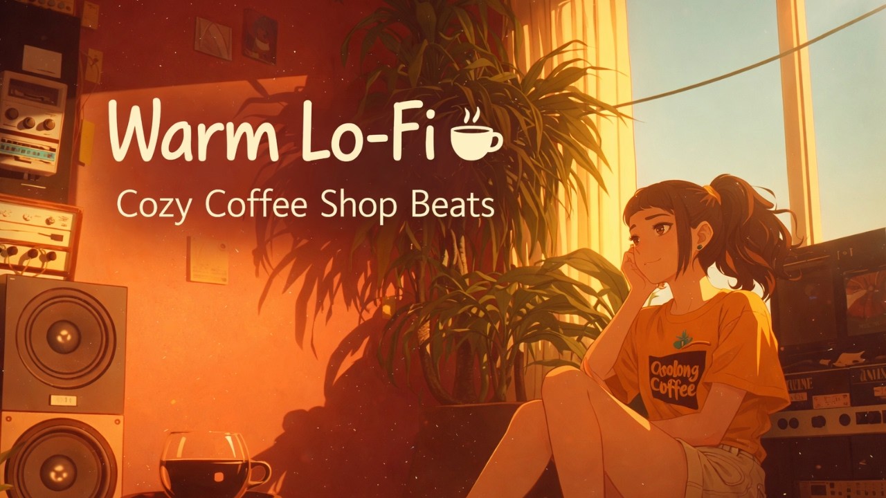 Warm Night Lo-Fi ☕| Cozy Jazz Beats | No Vocals