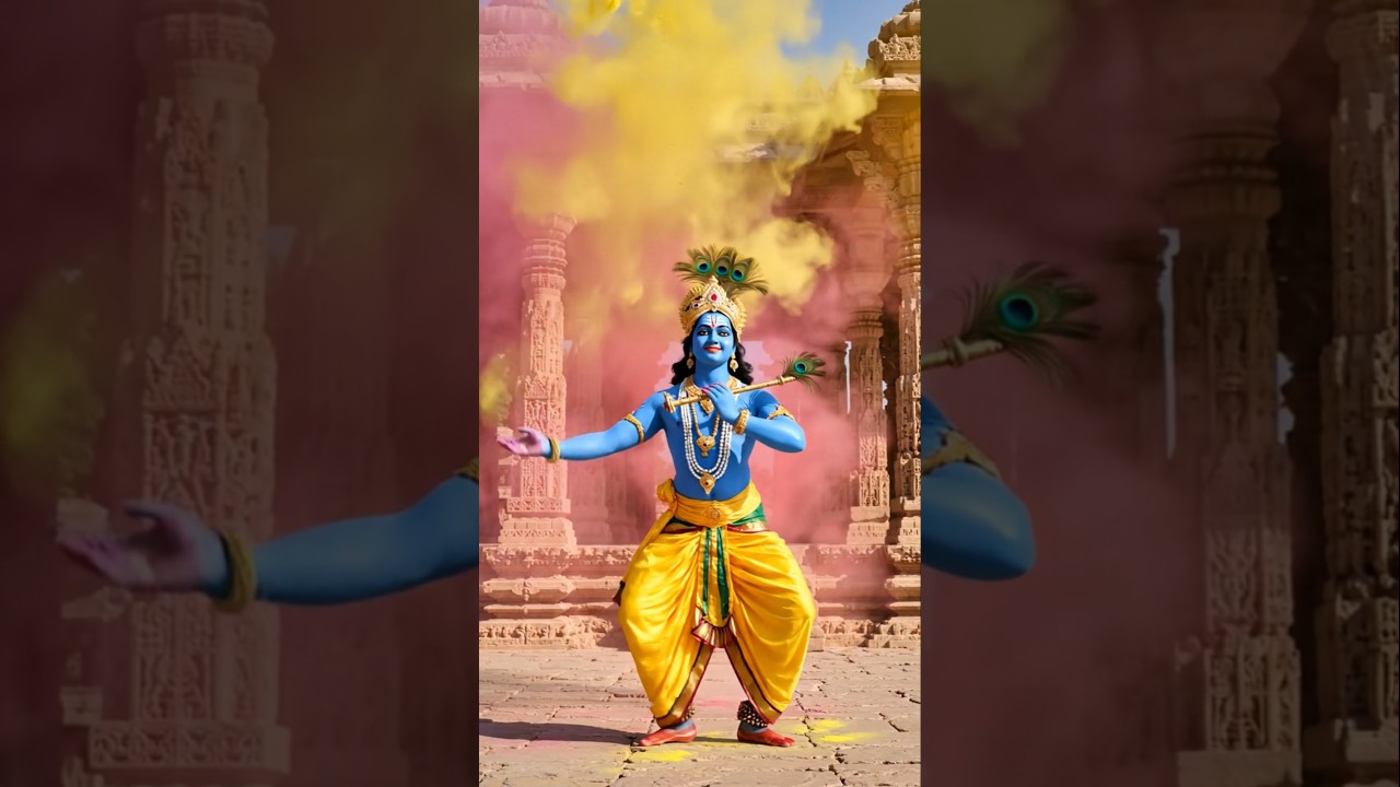 #new #viral #lord #krishna #holi #holistatus #holispecial #shorts #status #mathura #vrindavan