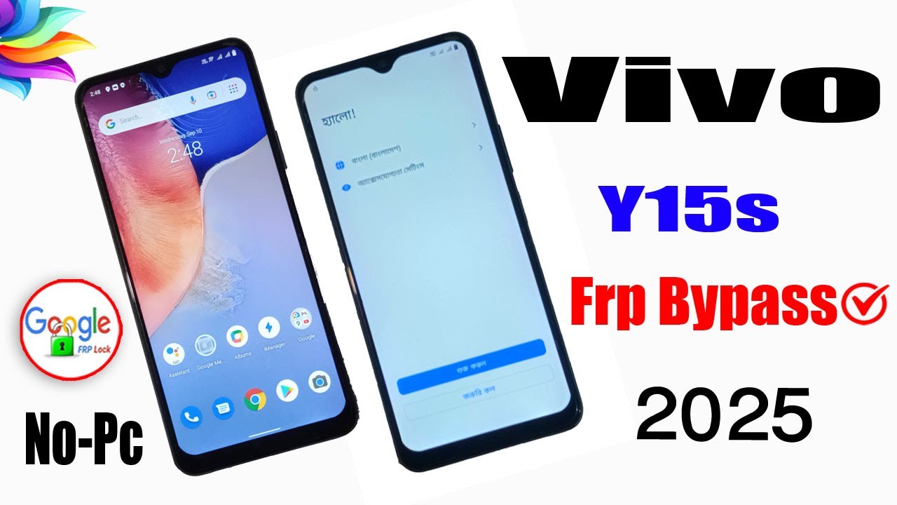 Vivo Y15s Android 12 (100% Done) FRP Bypass | New Security 2025 | Vivo Y15s Google Account Remove