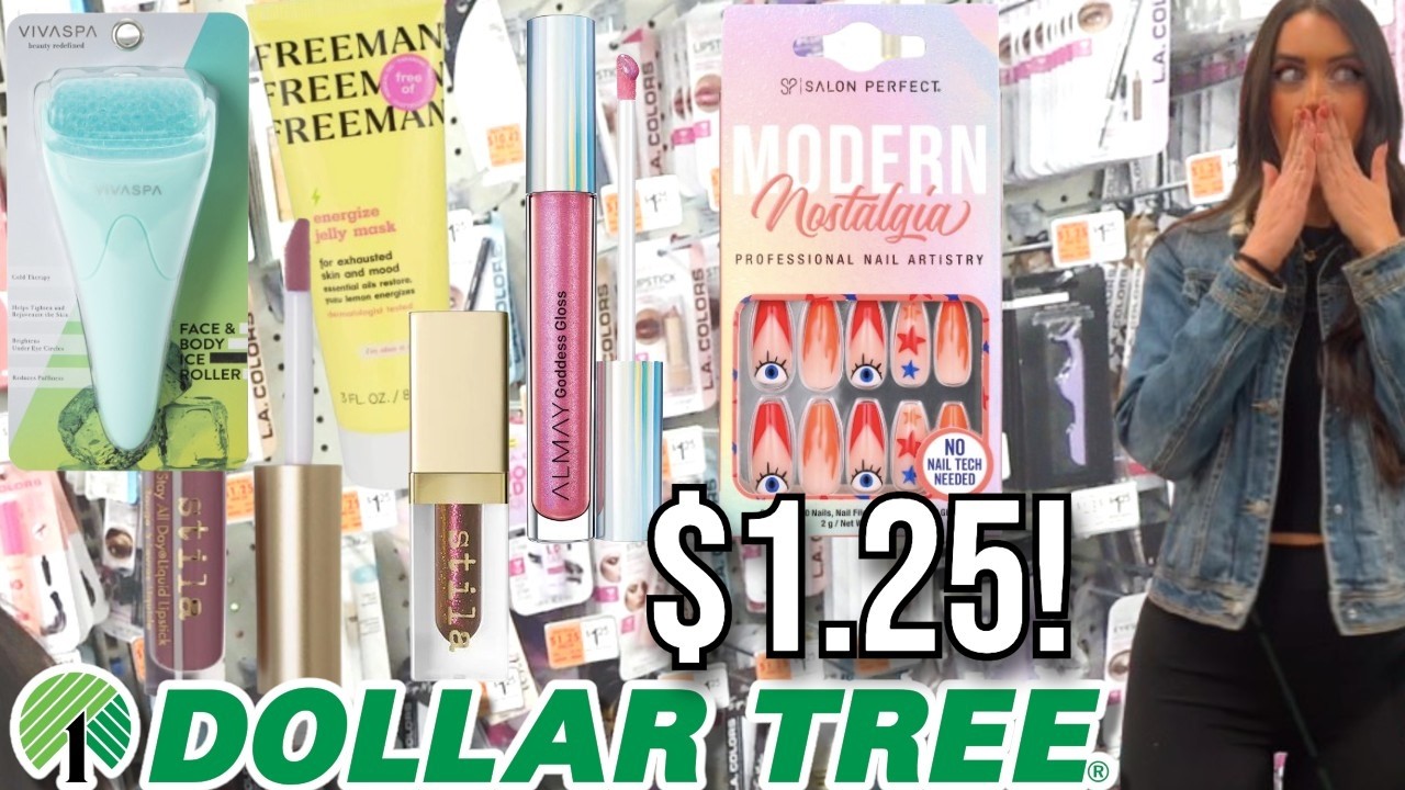*AMAZING* DOLLAR TREE NAME BRAND FINDS SHOP WITH ME | STILA, SALON PERFECT, TAHARI, ALMAY, FREEMAN!