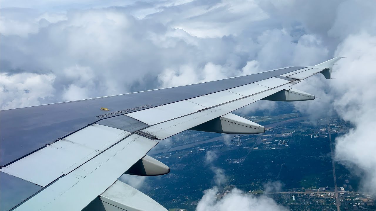 [4K] – Dodging Developing Storms – TUL Takeoff – American – Airbus A319-100 – N837AW – SCS Ep. 737