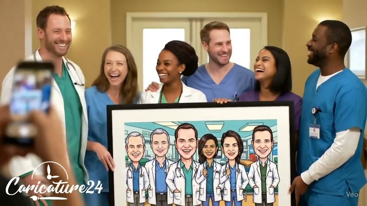 No Gift Idea for a Doctor? Order a Caricature!