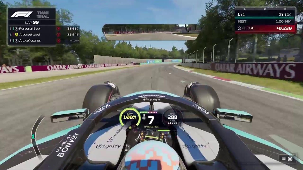 F1 25 Monza 100 laps