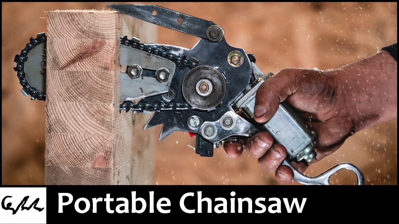 I Made a Mini Chainsaw From Scratch