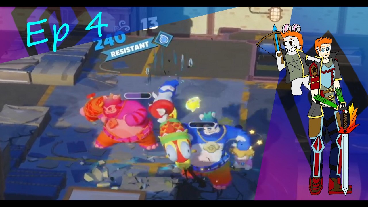 Armless Shove Brawl (Mario and Rabbids: SoH [Rayman and the Phantom Show] ep4)