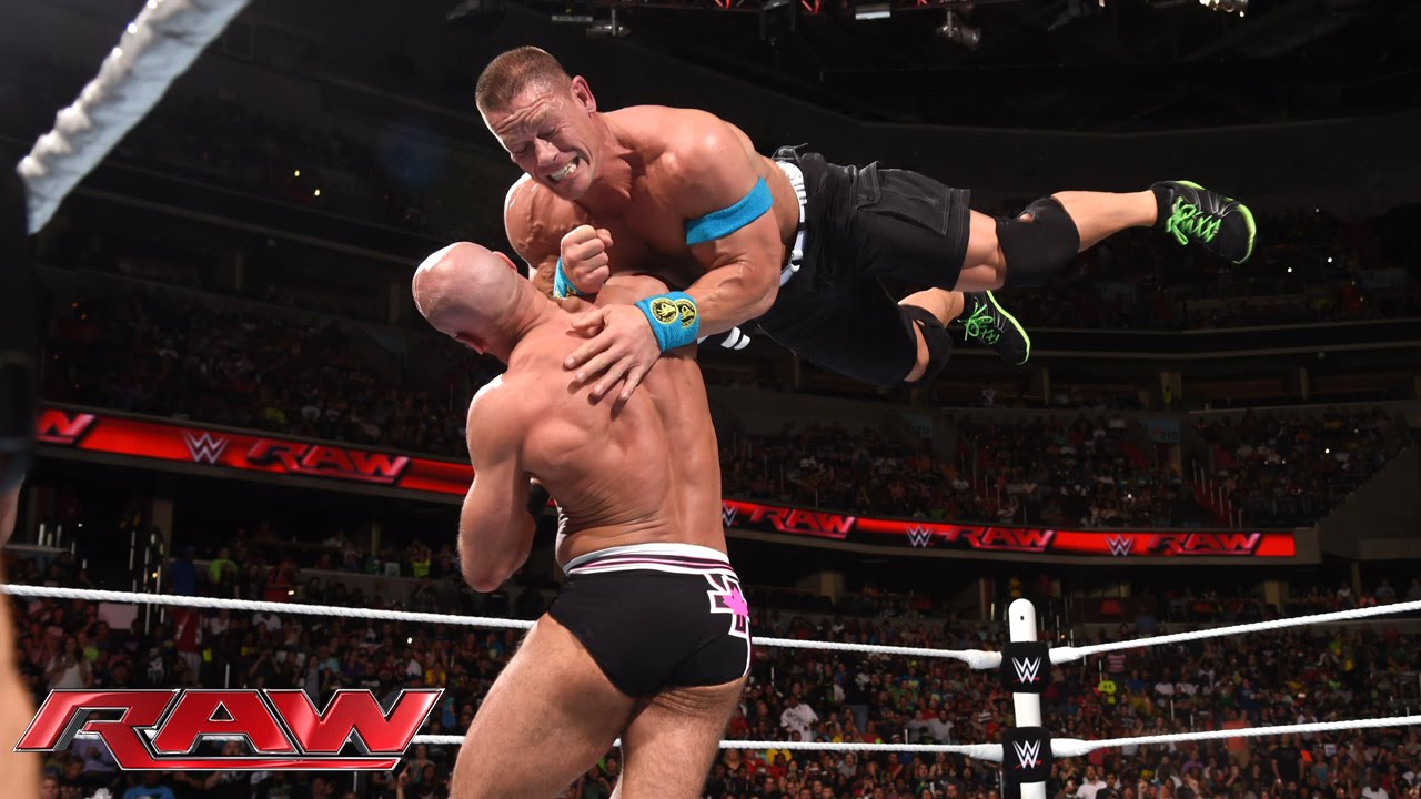 Джон Сина против Сезаро &mdash; матч за звание чемпиона США: Raw, 29 июня 2015 г.