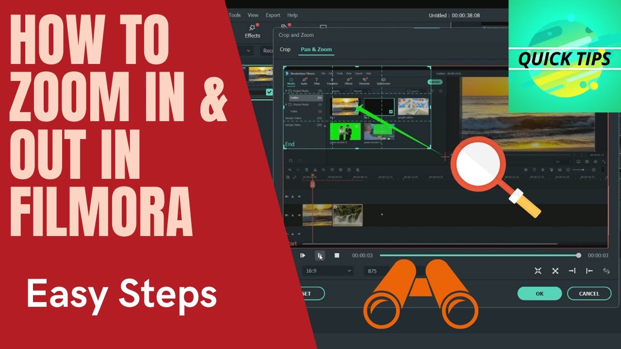 Filmora Zoom In Effect | How to zoom in Filmora