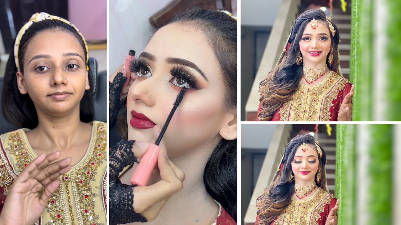 Barat Makeup Tutorial setup by setup with voice over