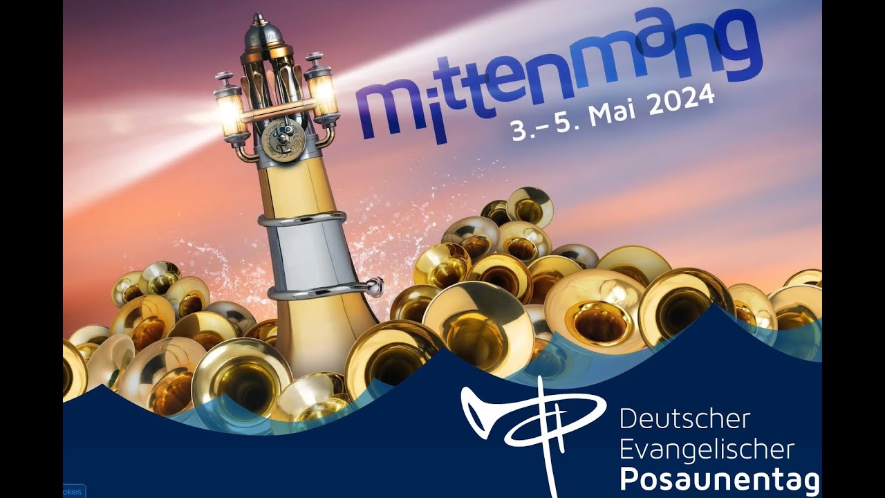 Deutscher Evangelischer Posaunentag DEPT 2024 Ausschnitte - mit Thomaner Posaunen  Hamburger Michel