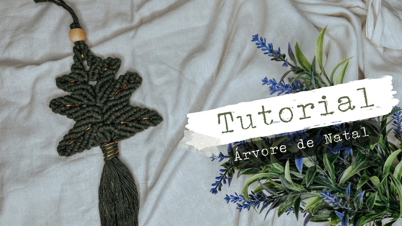 DIY ÁRVORE DE NATAL EM MACRAME - TUTORIAL PASSO À PASSO | VIAJ’ARTE TUTORIAIS
