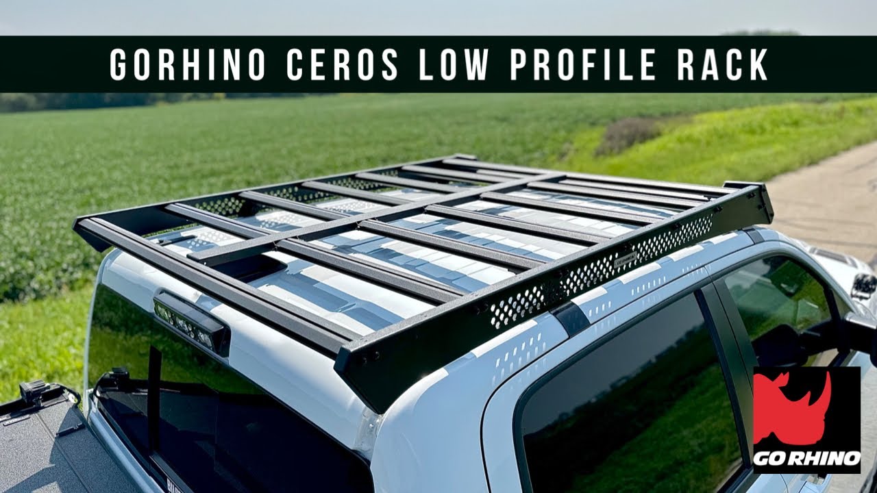 GoRhino Ceros Low Profile Roof Rack - Ram Rebel (30% coupon code below!) #gorhino