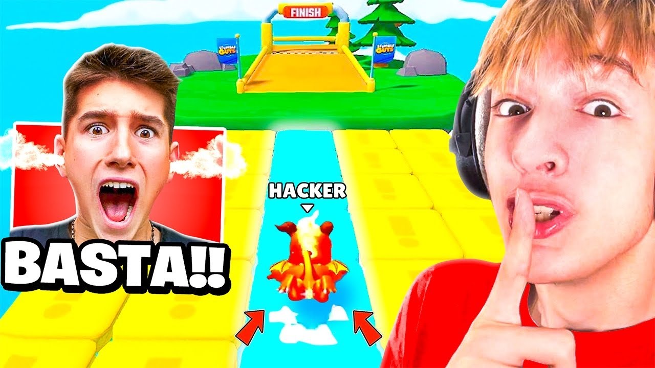 TROLLO con le *HACK* il MIO AMICO FERRO!🤣 su STUMBLE GUYS