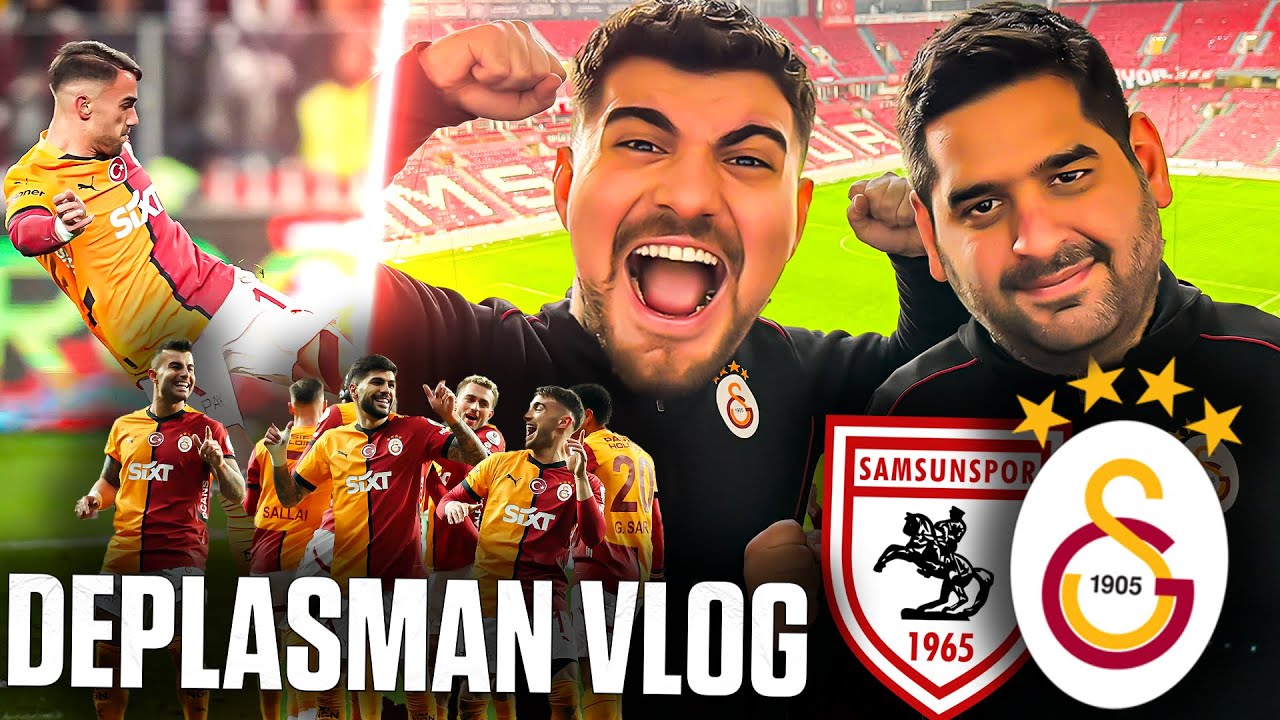 SAMSUN DEPLASMANI YIKILIYOR MÜTHİŞ GÖRÜNTÜLER | Samsunspor 0-2 Galatasaray Deplasman Stad Vlog