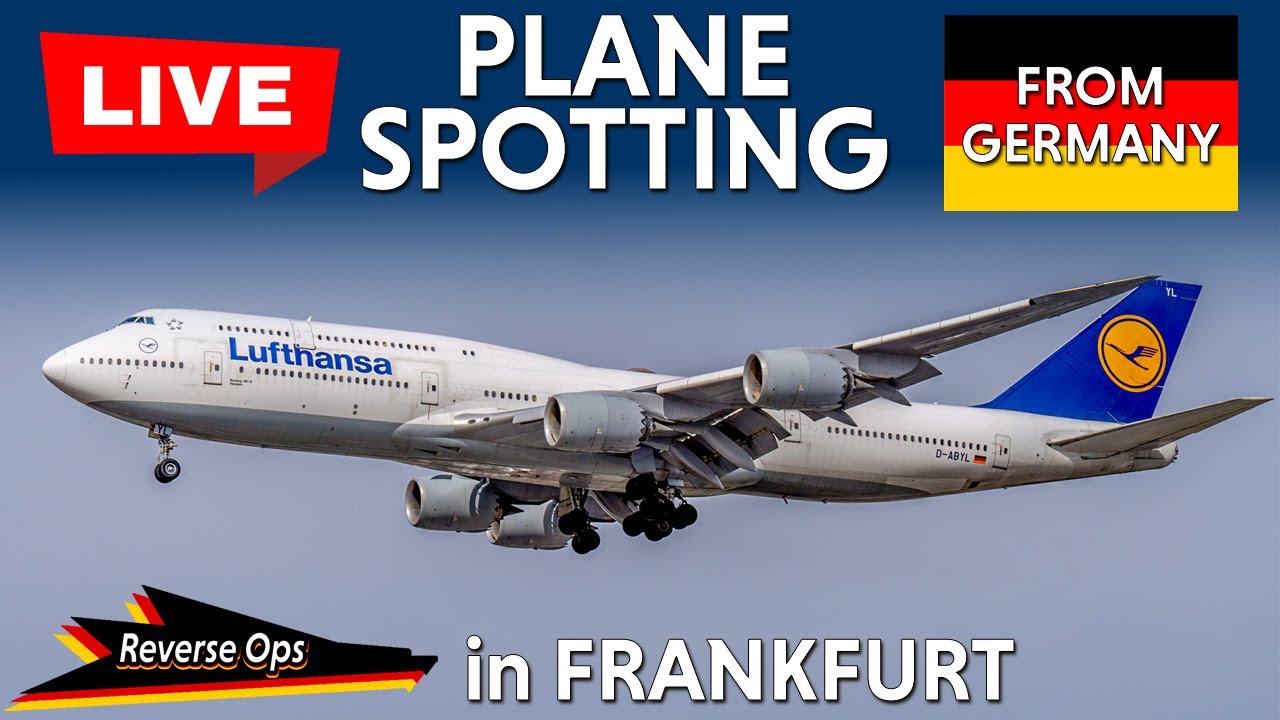 Live Planespotting at Frankfurt Airport | Real-Time Arrivals & Departures!