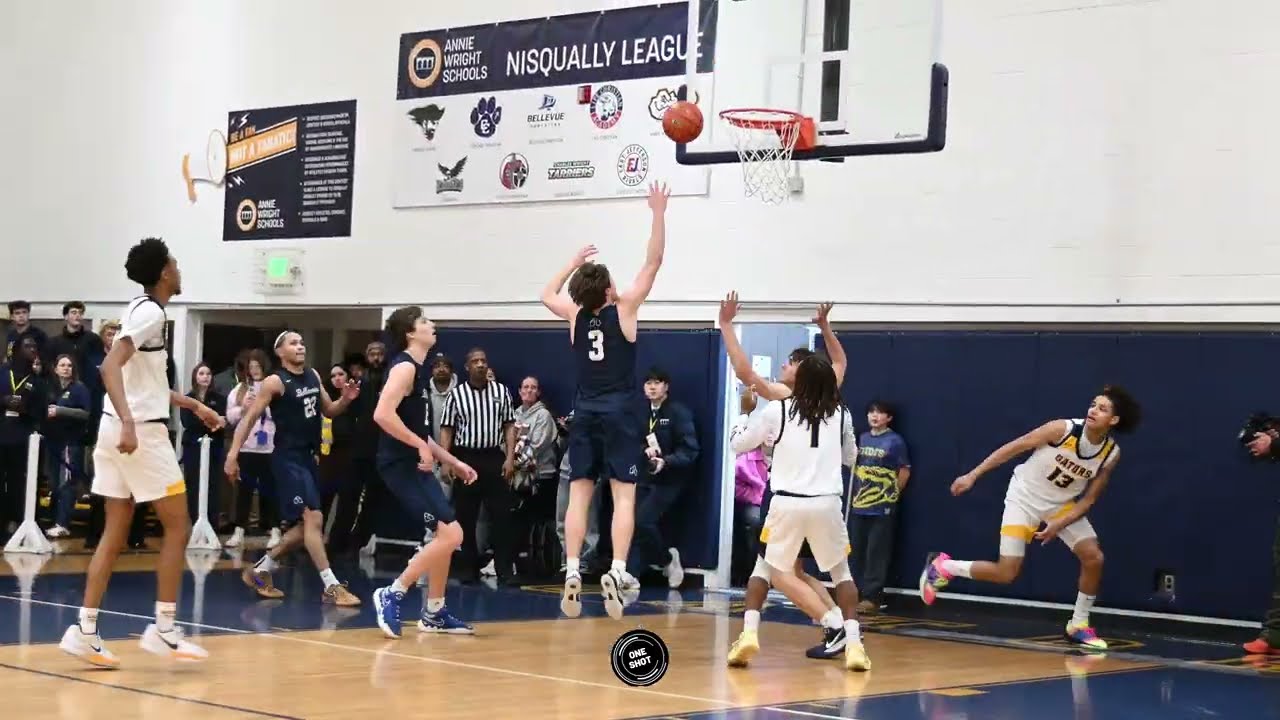 Bellarmine Prep vs Annie Wright | Fire Alarm Chaos Shakes Boys Basketball Game 🚨🏀