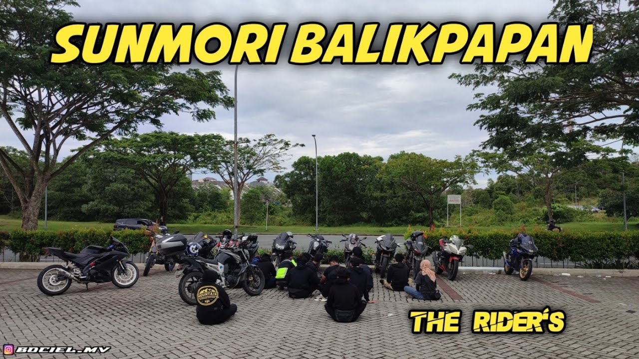 SUNMORI BALIKPAPAN • GILA RAME PARAH • r15 gsx cbr ninja • motovlog indonesia