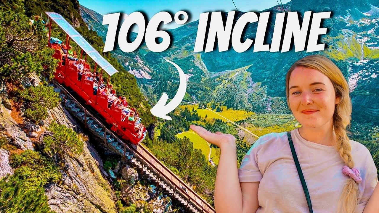 Switzerland’s FAMOUS Mountain Roller Coaster 🇨🇭 | Gelmerbahn & Gelmersee, Switzerland | Rothorn Bahn