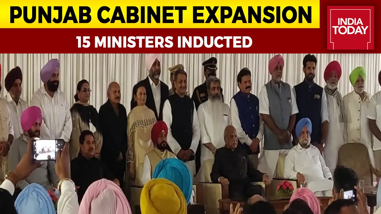 CM Charanjit Channi's Cabinet Takes Shape In Poll-Bound Punjab | India Today