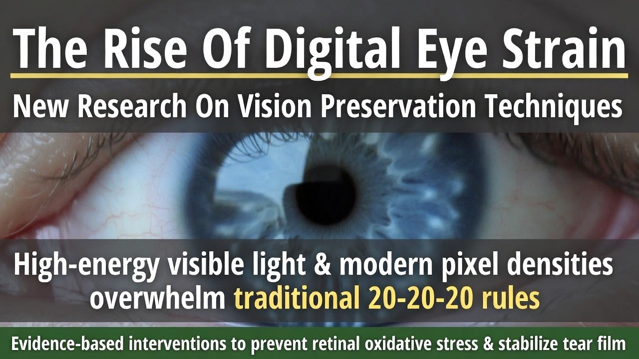 The Rise Of Digital Eye Strain: New Research On Vision Preservation Techniques