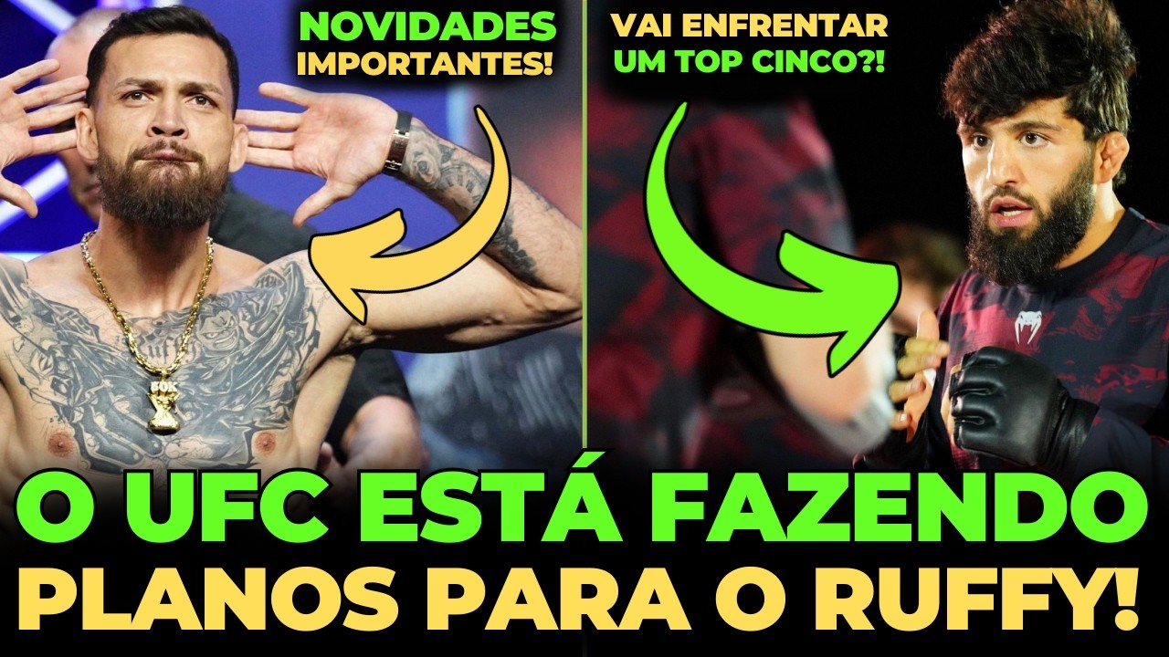 RUFFY JÁ ESTÁ NEGOCIANDO PRÓXIMA LUTA E TEM NOVIDADE SOBRE O FUTURO!
