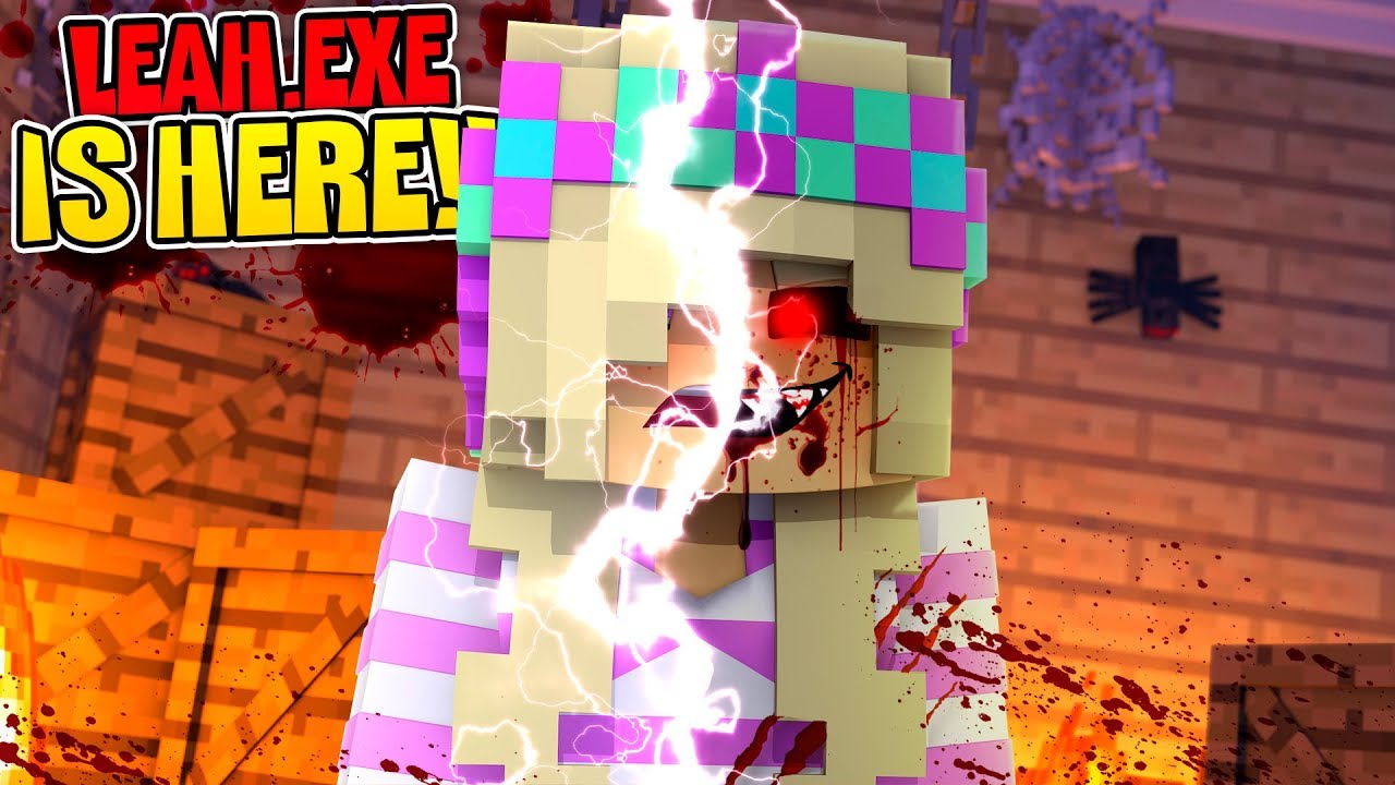 Minecraft THE BEGINNING OF LEAH.EXE!!!-Donny & Leah Adventures