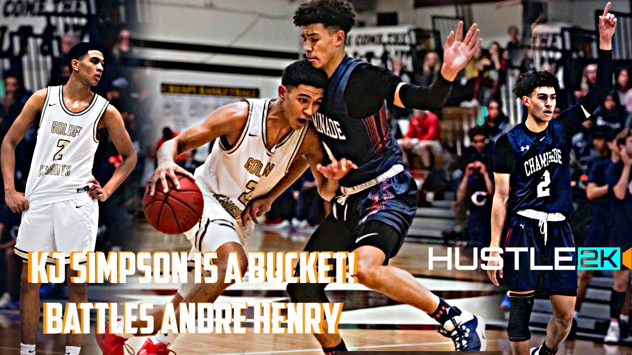 KJ SIMPSON Scores 41 HE'S A BUCKET! St. Francis’ Andre Henry Mission League Semifinals!