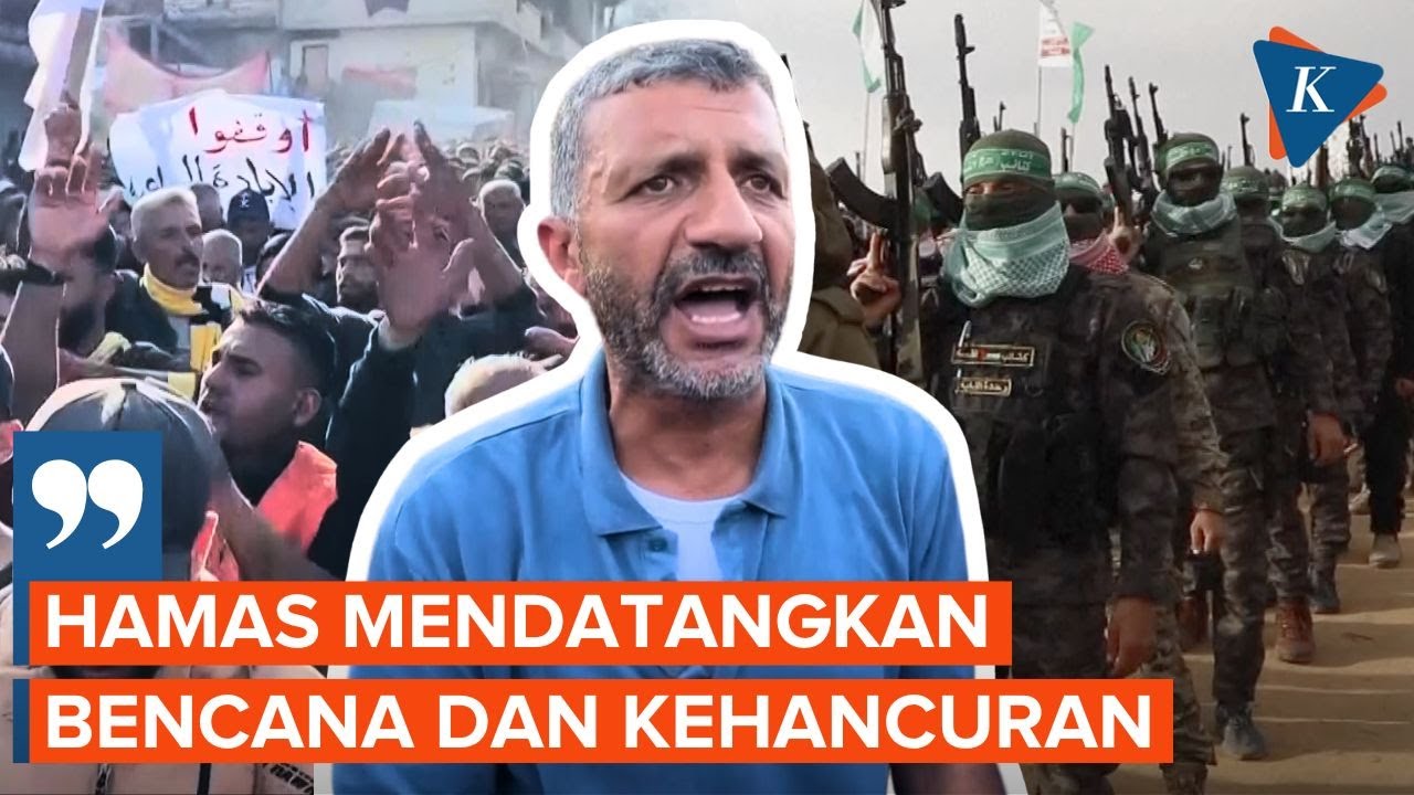 Jerit Warga Gaza, Kecam Hamas Hanya Datangkan Bencana dan Kehancuran!
