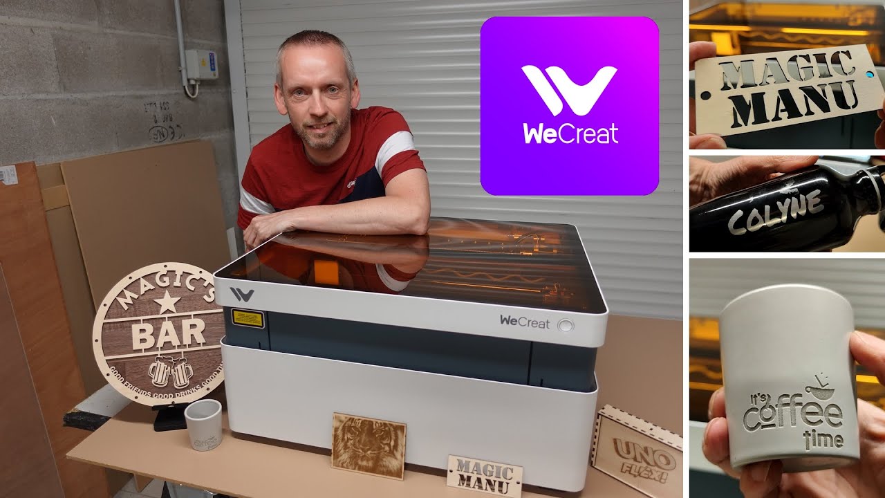 WeCreat Vision [1/2], la meilleure machine laser pour lancer son business ?