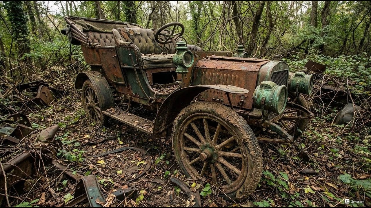 ASMR Restoration of a 1902 Cadillac Model A: America’s First Luxury Ride – Full Historic Revival!