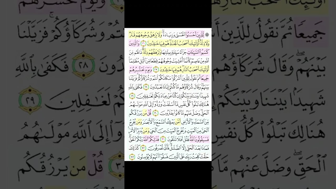 تربيط سورة يونس صفحة٢١٢ #اكسبلور 